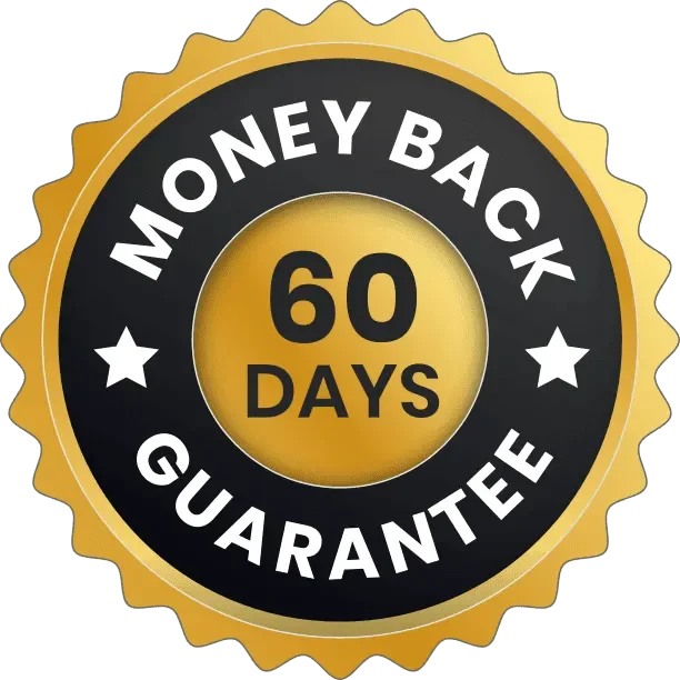 Gelatine Sculpt 60 Day Gold Money Back Guarantee Badge