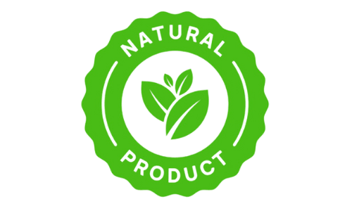 100 Percent Natural Ingredients Badge for Gelatine Sculpt